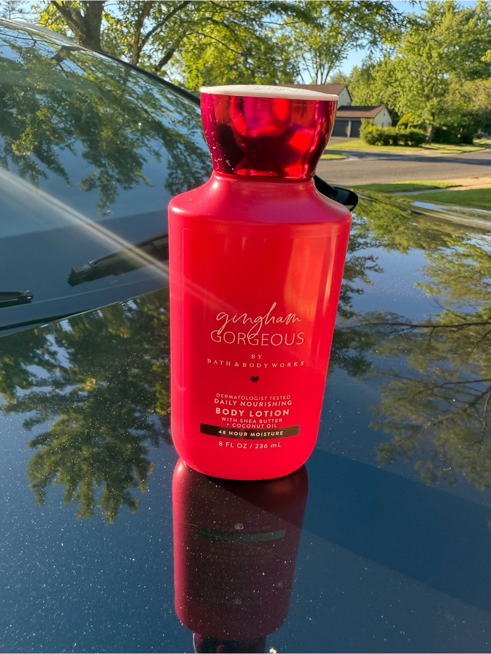 Bath & Body Works Gingham Gorgeous Body Lotion - Red